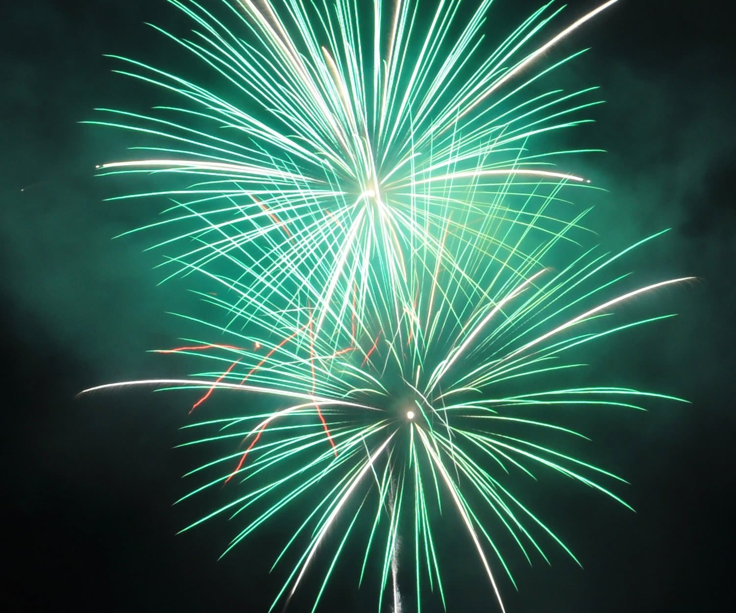 Fireworks over Manchester