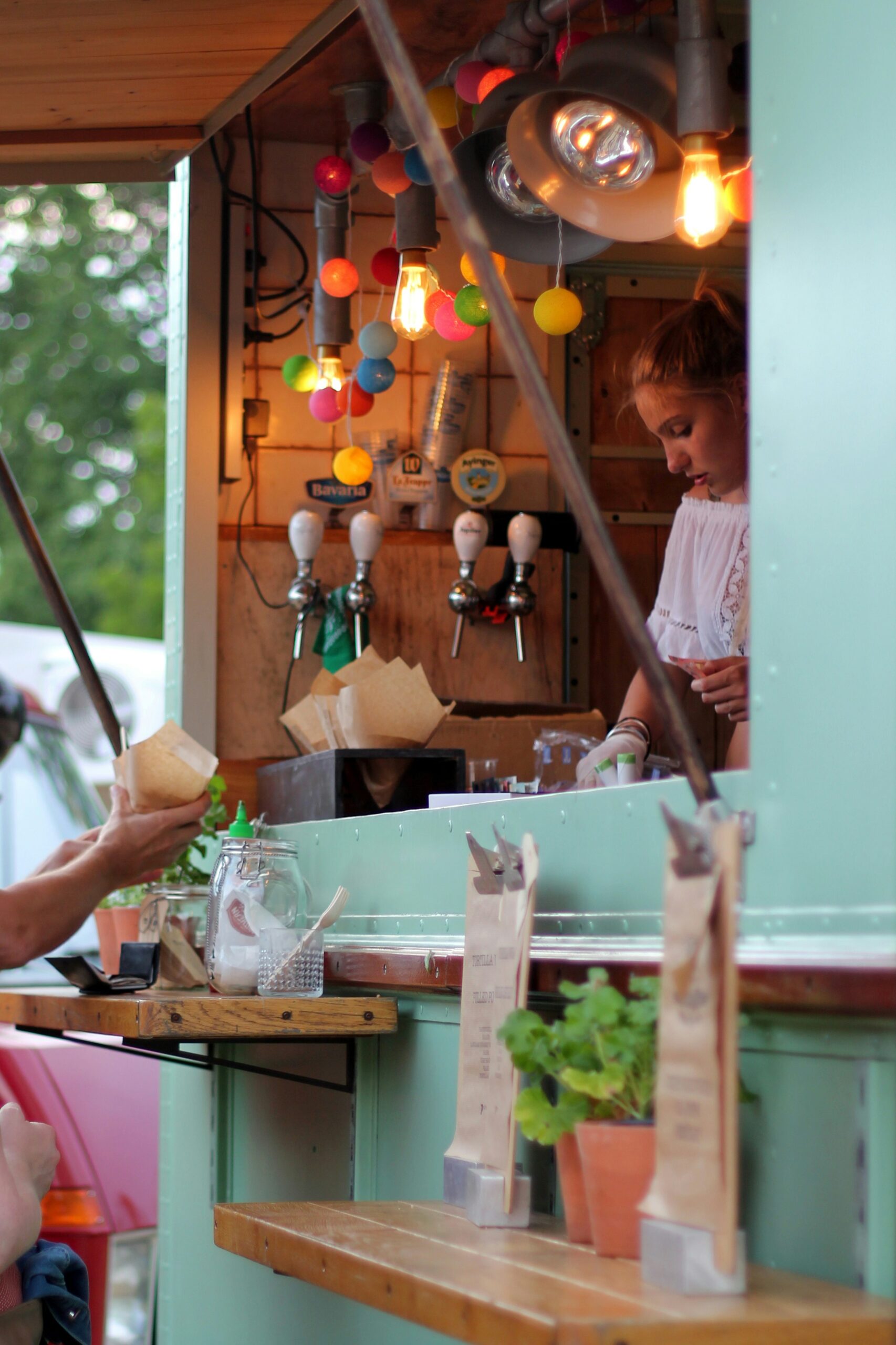 Food trucks at the celebration